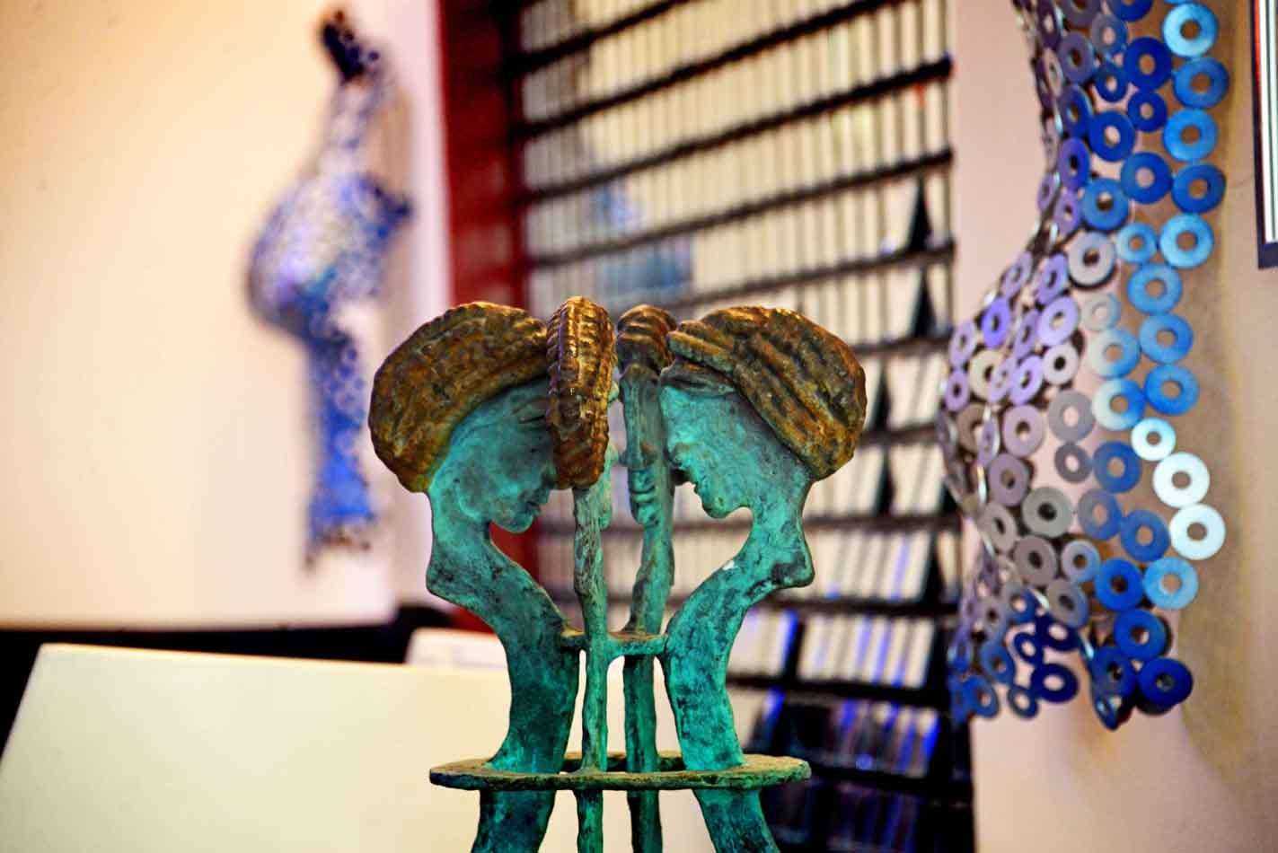Sculptures in the arthotel munich collection